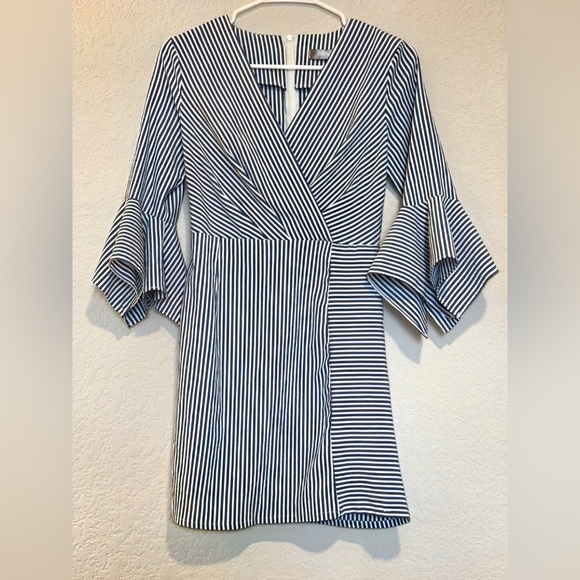 plain B Dresses & Skirts - Plain B small blue and white stripe dress